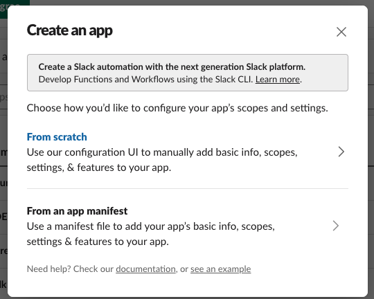 Create Slack App